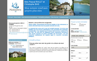 rault-bas.notaires.fr website preview
