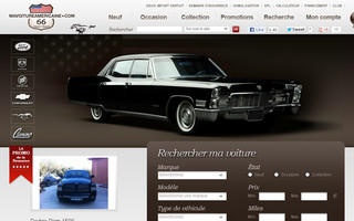 mavoitureamericaine.com website preview