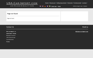 usa-car-import.com website preview