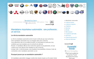 mandataire-importateur-automobile.com website preview