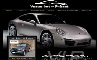 voitureimportprestige.com website preview