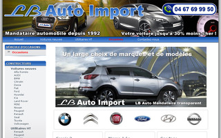 lbautoimport.com website preview