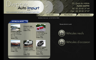 dieppeautoimport.fr website preview