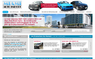 miamiautoimport.com website preview