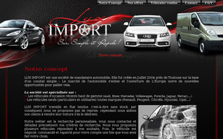 lux-import.fr website preview