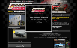 modeme-automobiles.com website preview
