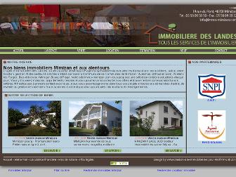 immo-mimizan.com website preview