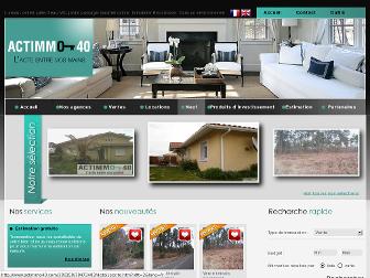 actimmo40.com website preview