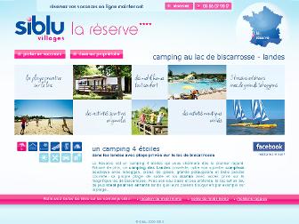 camping-la-reserve.fr website preview