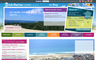 clubmarina.com website preview