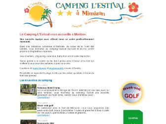 camping-lestival.com website preview