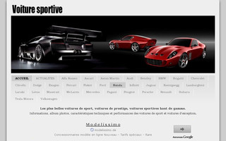 voiture-sportive.com website preview