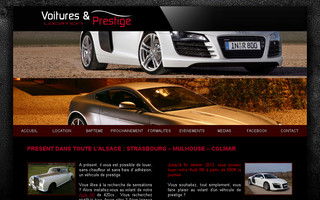 voitures-prestige.com website preview