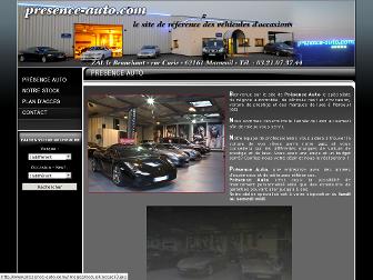 presence-auto.com website preview