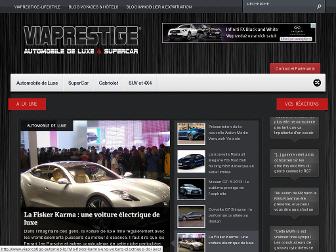 viaprestige-automobile.fr website preview