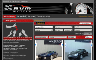 bvm-motors.fr website preview