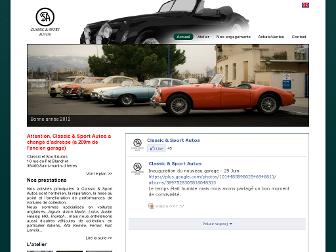 classicetsportautos.fr website preview