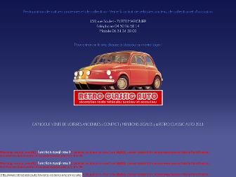 retroclassicauto.fr website preview