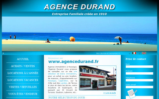 agencedurand.fr website preview