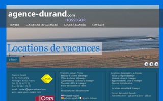 agence-durand.com website preview