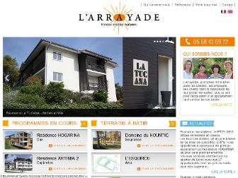 arrayade-hossegor.fr website preview