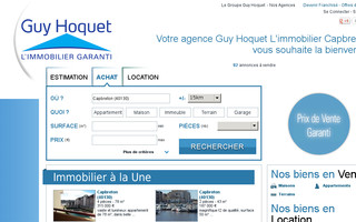 guyhoquet-immobilier-capbreton.com website preview