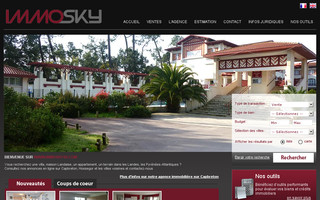 immosky40.com website preview