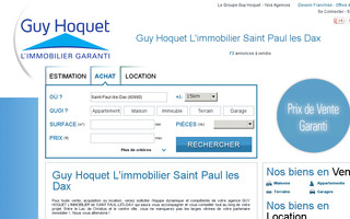 guyhoquet-immobilier-saint-paul-les-dax.com website preview