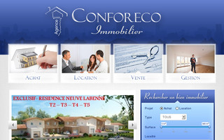 conforeco-immobilier.fr website preview