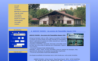tachon-immobilier.com website preview