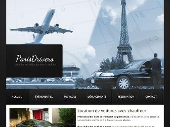 parisdrivers.com website preview