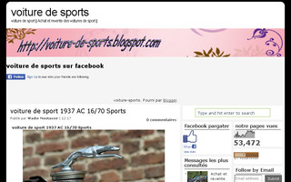 voiture-de-sports.blogspot.com website preview