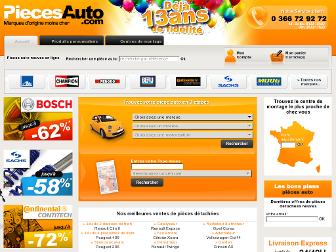 piecesauto.com website preview