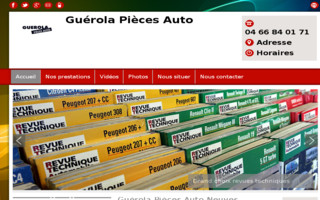 guerola-piecesauto.com website preview