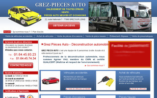 grez-piecesauto.com website preview