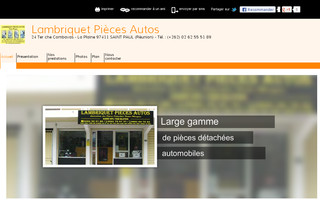 lambriquet-pieces-autos.fr website preview