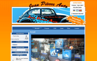 jean-pieces-auto.com website preview