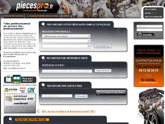 piecespro.fr website preview