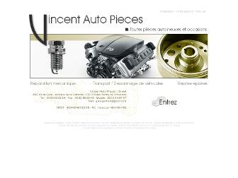 vincentautopieces.com website preview