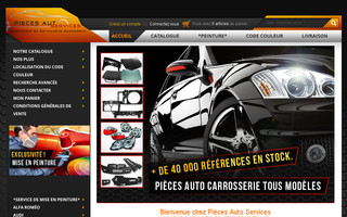 piecesautoservices.fr website preview