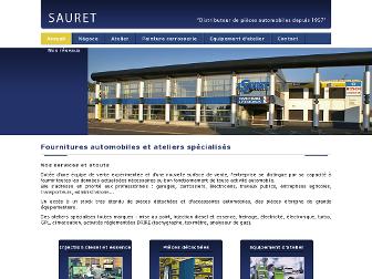sauret-piecesauto.fr website preview