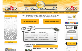 lapieceautomobile.fr website preview