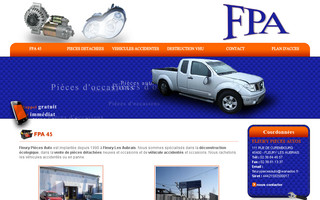 fleury-pieces-auto.com website preview