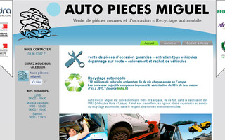 autopiecesmiguel.net website preview