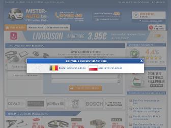 mister-auto.be website preview