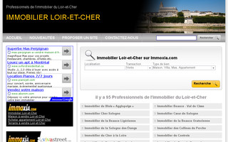 immobilierloiretcher.com website preview