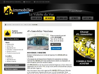 vendome.4immobilier.tm.fr website preview