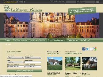 immobilier-sologne.fr website preview