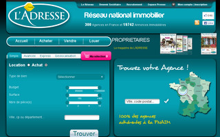 ladresse.com website preview
