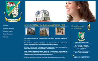 cabinet-sologne.fr website preview